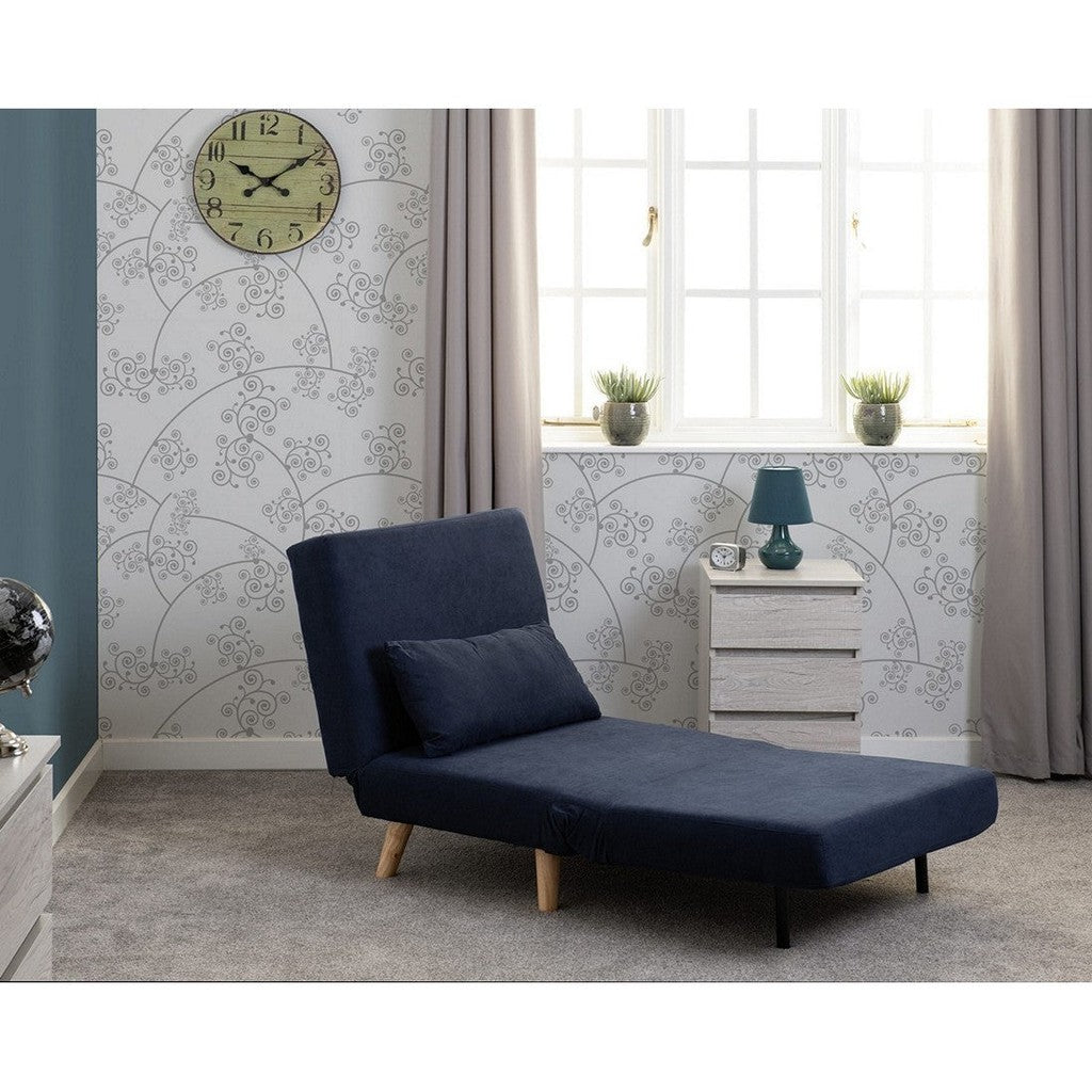 Astoria Chair Bed-Furniture-Seconique-Navy Blue-Levines Furniture