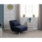 Astoria Chair Bed-Furniture-Seconique-Grey-Levines Furniture