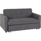 Astoria Sofa Bed-Furniture-Seconique-Black Faux Leather-Levines Furniture