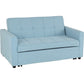 Astoria Sofa Bed-Furniture-Seconique-Light Blue Fabric-Levines Furniture