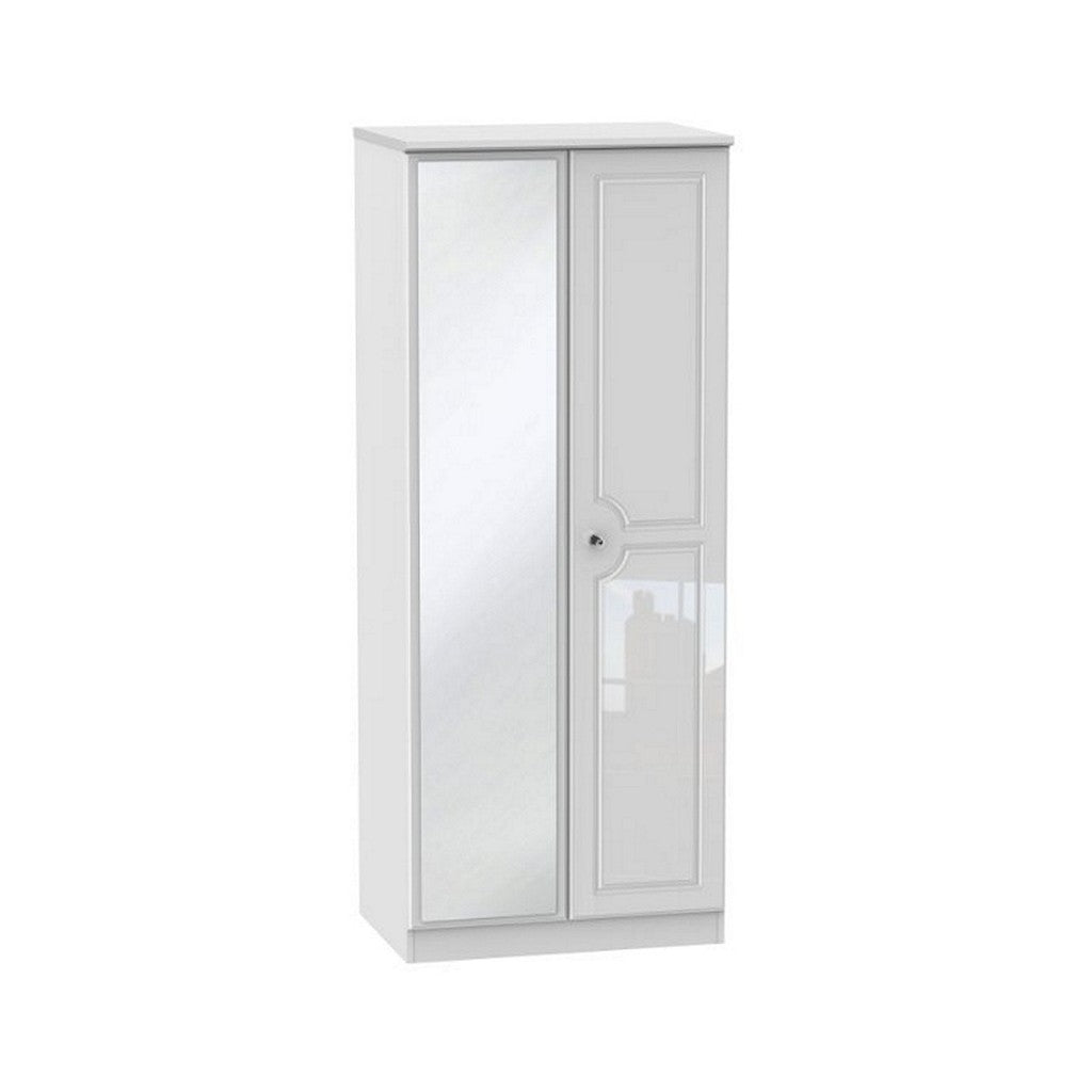 Balmoral 2 door Wardrobe-Furniture-Welcome-Standard-No Mirror-Levines Furniture