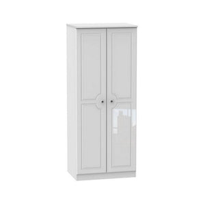 Balmoral 2 door Wardrobe-Furniture-Welcome-Standard-No Mirror-Levines Furniture