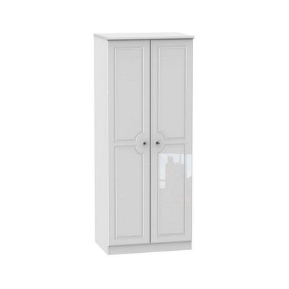 Balmoral 2 door Wardrobe-Furniture-Welcome-Standard-No Mirror-Levines Furniture