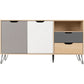 Bergen 2 Door 2 Drawer Sideboard-Furniture-Seconique-Levines Furniture