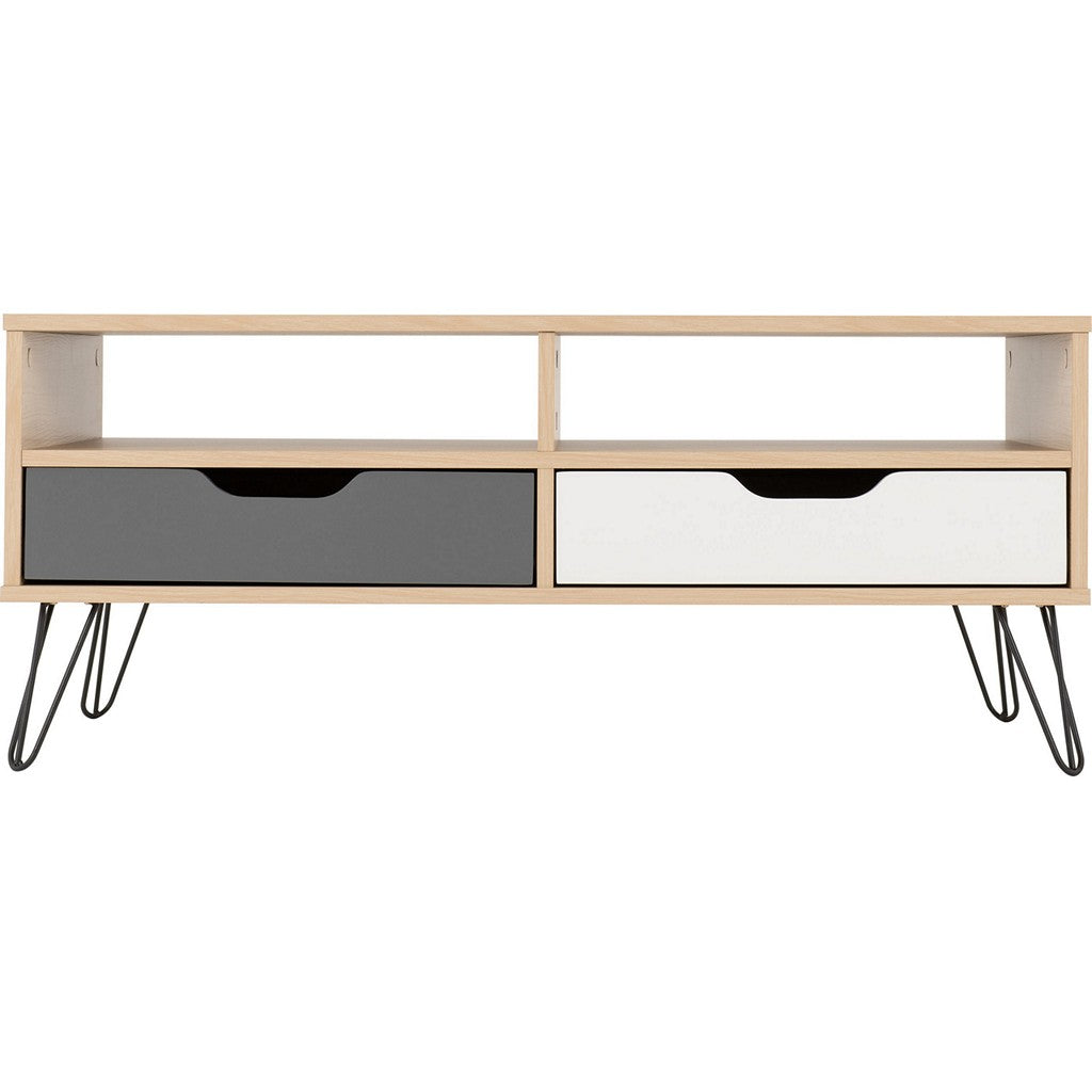 Bergen 2 Drawer Coffee Table-Furniture-Seconique-Levines Furniture