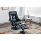 Biarritz Swivel Recliner Chair-Furniture-GFA-Cinder Plush-Levines Furniture