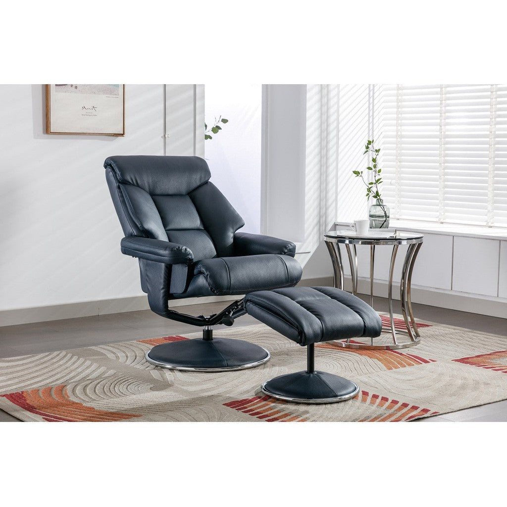 Biarritz Swivel Recliner Chair-Furniture-GFA-Cinder Plush-Levines Furniture