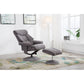 Biarritz Swivel Recliner Chair-Furniture-GFA-Lisbon Grey-Levines Furniture