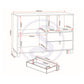 Brooklyn 2 Door 2 Drawer Storage Chest-Furniture-Seconique-Levines Furniture