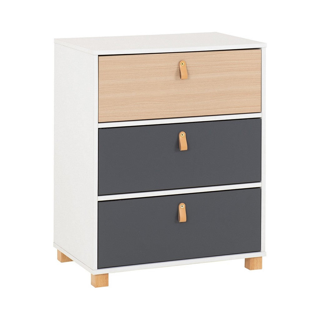 Brooklyn 3 Drawer Chest-Furniture-Seconique-Levines Furniture