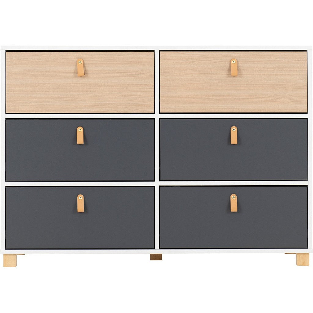 Brooklyn 6 Drawer Chest-Furniture-Seconique-Levines Furniture