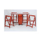 Butterfly Dining Set with 4 Chairs-Furniture-Heartlands-Natural-Levines Furniture