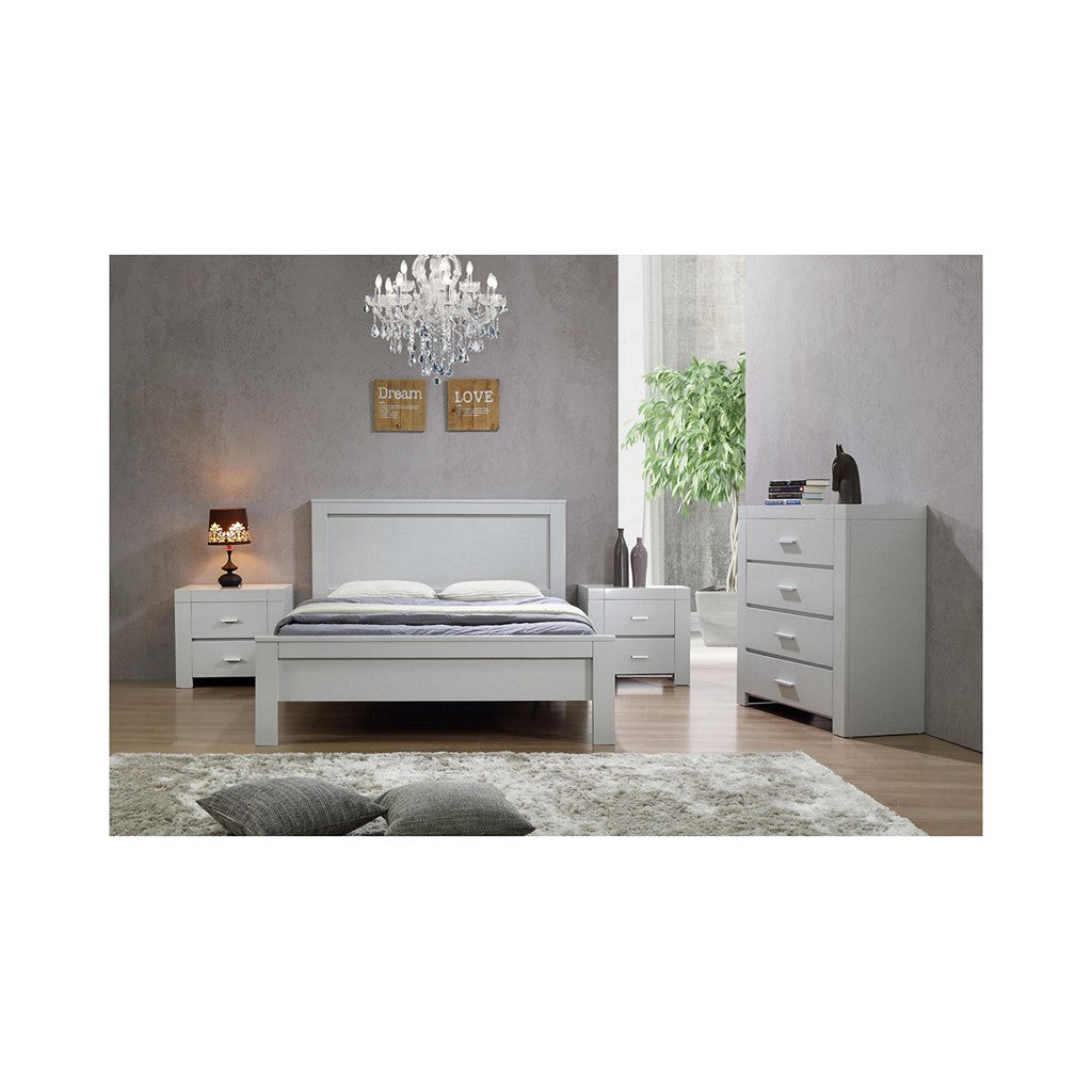 California Kingsize Bedframe-Furniture-Heartlands-Grey-Levines Furniture