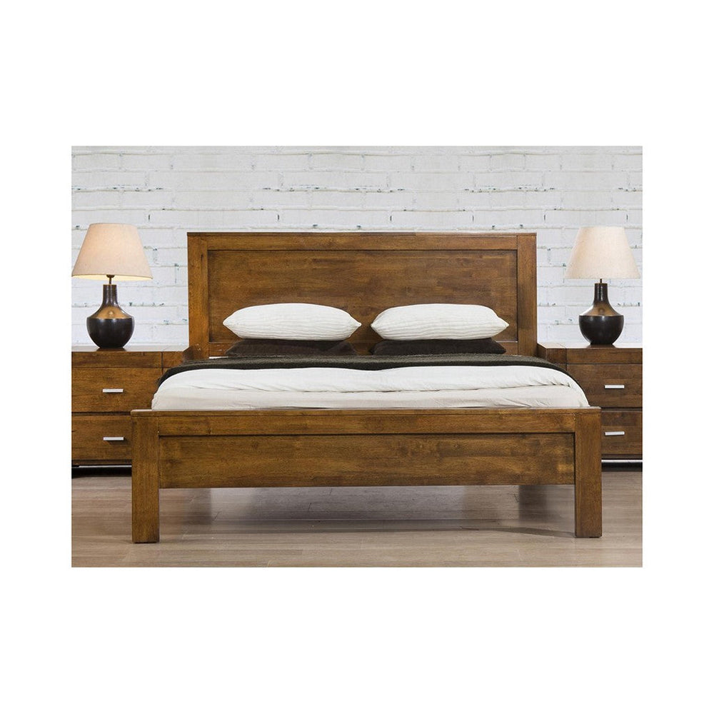 California Kingsize Bedframe-Furniture-Heartlands-Rustic Oak-Levines Furniture