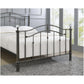 Callisto Kingsize Bed Frame-Furniture-Limelight-Black Chrome-Levines Furniture