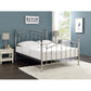 Callisto Kingsize Bed Frame-Furniture-Limelight-Chrome-Levines Furniture