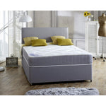 Cambridge Double Divan Bed-Furniture-Beauty Sleep Beds-No Storage-Chenille Aubergine-Levines Furniture