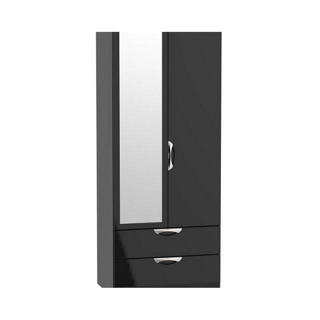 Camden 2 Door Combination Wardrobe-Furniture-Welcome-Kashmir gloss-2 Door / 2 Drawer / No Mirror-Standard height-Levines Furniture