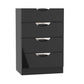 Camden 4 Drawer Chest-Furniture-Welcome-4 Drawers-Black gloss-Levines Furniture