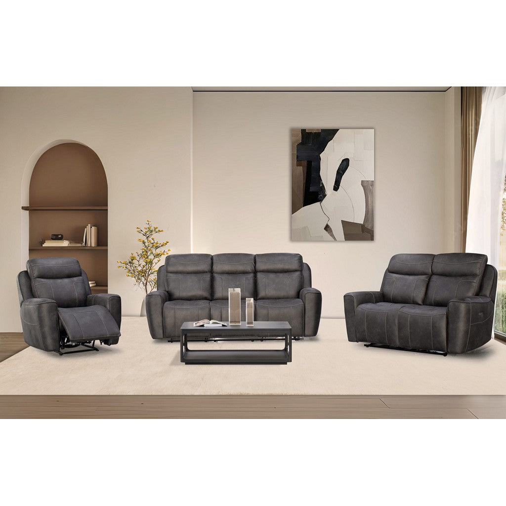 Carlo 3 Seater + 1 Armchair + 1 Armchair (Recliner)-Furniture-Exclusive-Levines Furniture