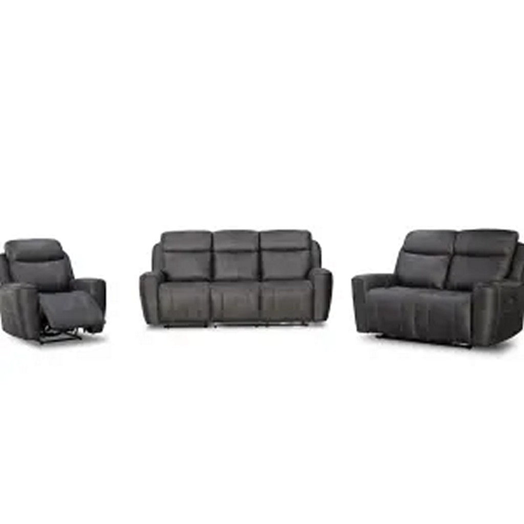 Carlo 3 Seater + 1 Armchair + 1 Armchair (Recliner)-Furniture-Exclusive-Levines Furniture