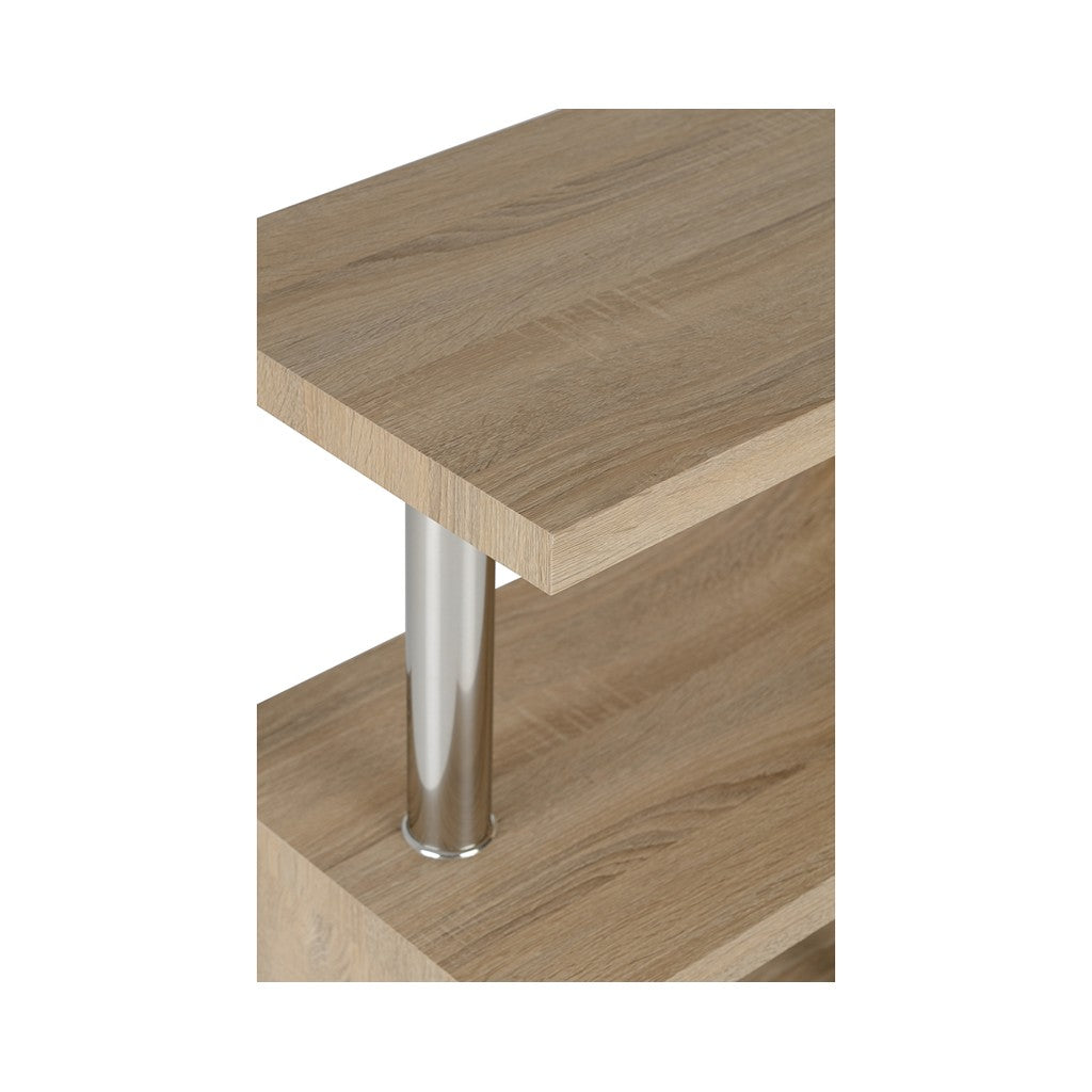 Charisma 3 Shelf Unit-Furniture-Seconique-Light Sonoma Oak Effect-Levines Furniture