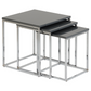 Charisma Nest Of Tables-Furniture-Seconique-Grey Gloss-Levines Furniture