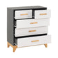 Cleveland 3 +2 Chest of Drawers-Furniture-Seconique-Levines Furniture