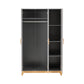 Cleveland 3 Door Wardrobe-Furniture-Seconique-Levines Furniture