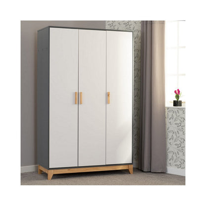 Cleveland 3 Door Wardrobe-Furniture-Seconique-Levines Furniture