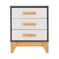 Cleveland 3 Drawer Bedside-Furniture-Seconique-Levines Furniture