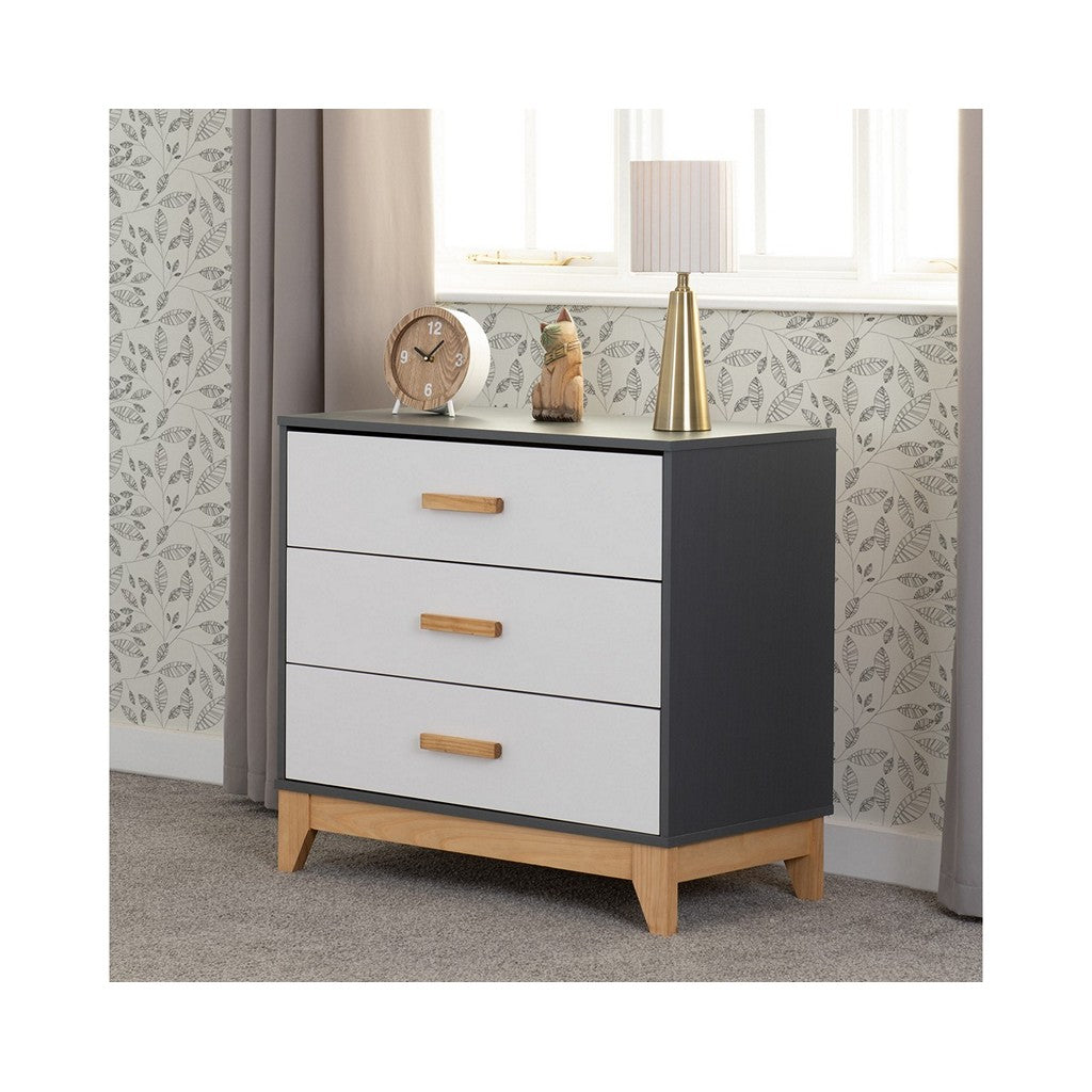 Cleveland 3 Drawer Chest of Drawers-Furniture-Seconique-Levines Furniture