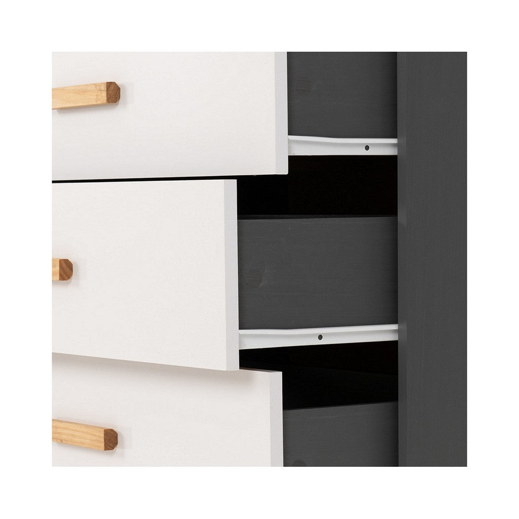 Cleveland 3 Drawer Chest of Drawers-Furniture-Seconique-Levines Furniture