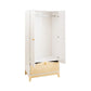 Cody 2 Door Combination Wardrobe-Furniture-Seconique-Levines Furniture