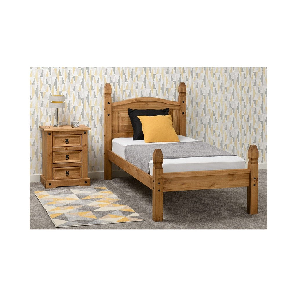 Corona Double Bedframe-Furniture-Seconique-Low End-Levines Furniture