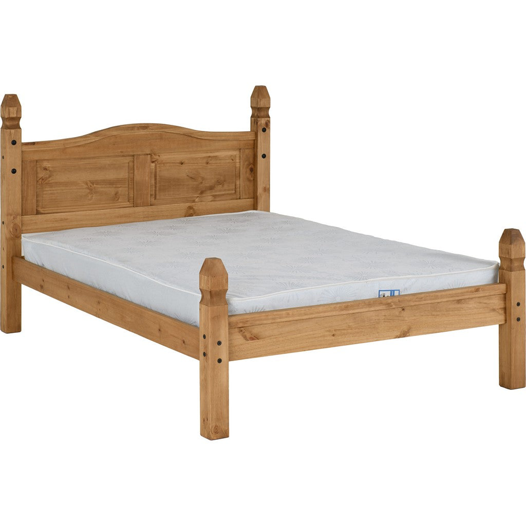 Corona Double Bedframe-Furniture-Seconique-Low End-Levines Furniture