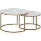 Dallas Round Coffee Tables-Furniture-Seconique-Levines Furniture