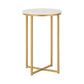 Dallas Side Tables-Furniture-Seconique-Marble / Black-Levines Furniture