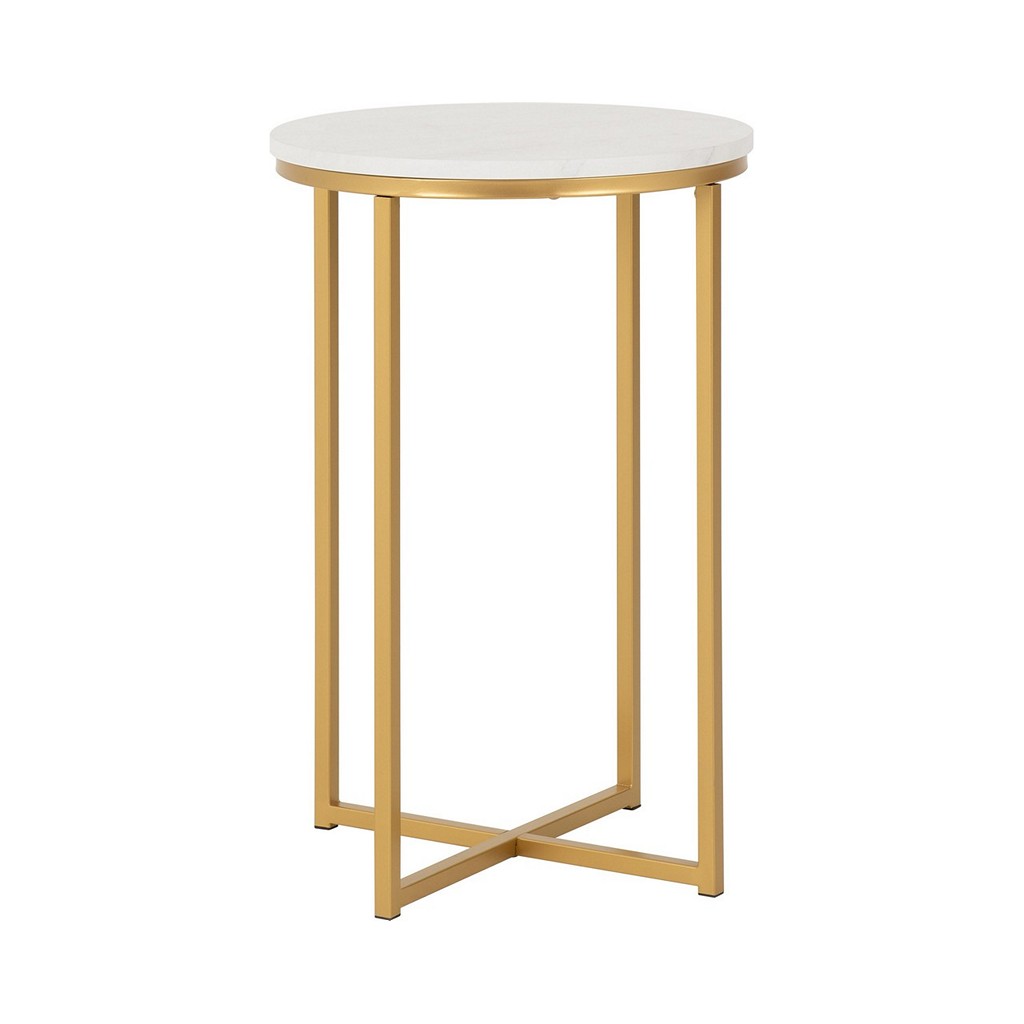 Dallas Side Tables-Furniture-Seconique-Marble / Black-Levines Furniture