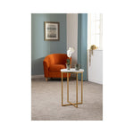 Dallas Side Tables-Furniture-Seconique-Marble / Gold Effect-Levines Furniture