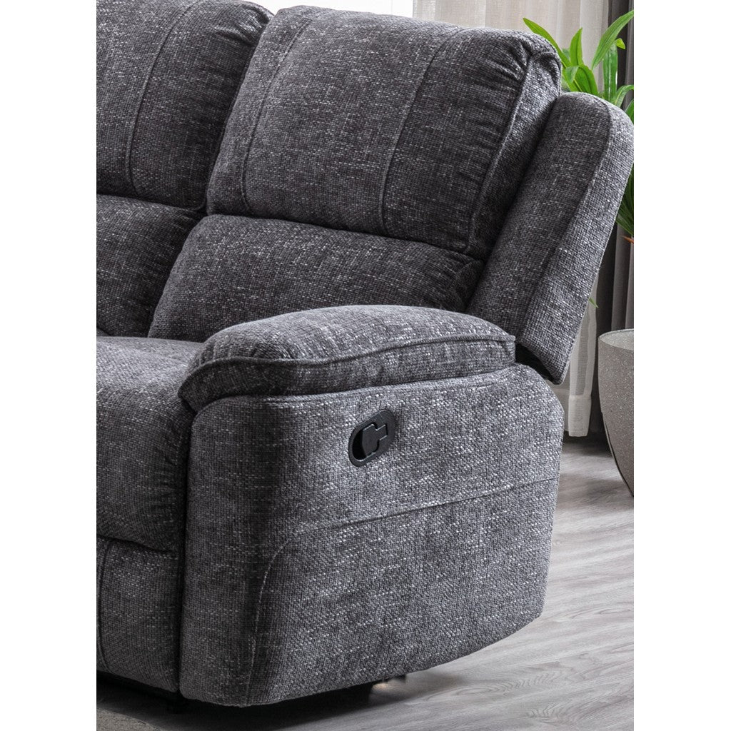 Danielle Corner Suite (Recliner)-Furniture-Exclusive-With Drink Console-Levines Furniture