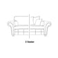 Darwin 2 Seater Sofa-Furniture-Sofa Factory-Brown-Standard back-Levines Furniture