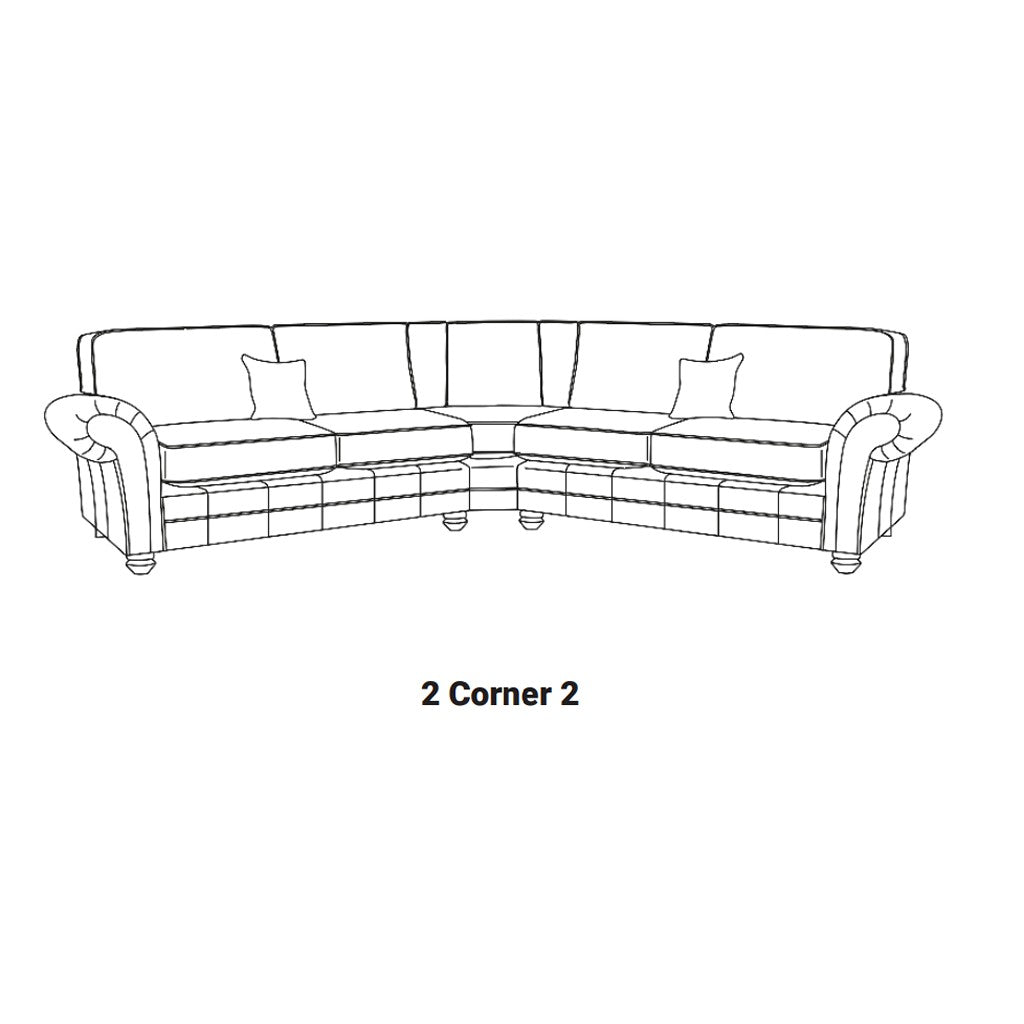 Darwin Corner Suite-Furniture-Sofa Factory-1 Corner 1-Brown-Standard back-Levines Furniture