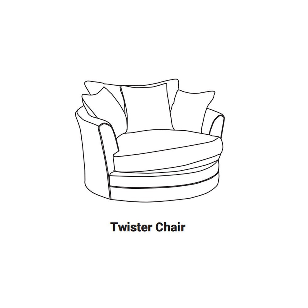Darwin Swivel Chair-Furniture-Sofa Factory-Brown-Standard back-Large-Levines Furniture