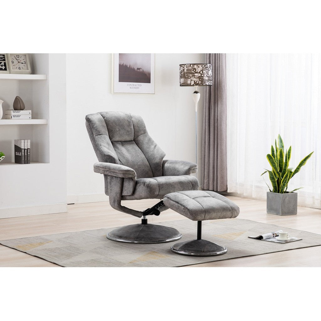 Denver Swivel Recliner Chair-Furniture-GFA-Chacha Dove-Levines Furniture