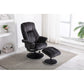 Denver Swivel Recliner Chair-Furniture-GFA-Liquorice-Levines Furniture