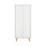 Dixie 2 Door Wardrobe-Furniture-Seconique-Levines Furniture