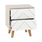 Dixie 2 Drawer Bedside-Furniture-Seconique-Levines Furniture