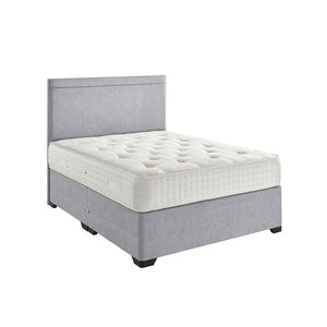 Dream Ortho Double Divan Bed-Furniture-Dreamland-No Storage-Charcoal-Levines Furniture