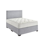 Dream Ortho Kingsize Divan Bed-Furniture-Dreamland-No Storage-Charcoal-Levines Furniture